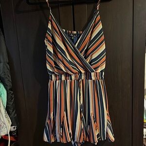 Trixx Striped One Piece Romper